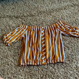 Off the shoulder blouse